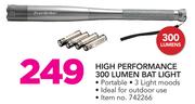 High Performance 300 Lumen Bat Light