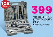 Topline 105 Piece Tool Kit With Carry Case