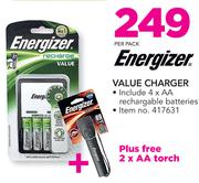 Energizer Value Charger-Per Pack