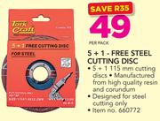 Tork Craft 5+ 1 Free Steel Cutting Disc-Per Pack