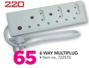 Power220 6 Way Multiplug