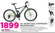 Raleigh 26" Ascent Dual Suspension Mountain Bike