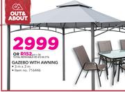 Out&About Gazebo With Awning 3x3m