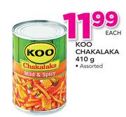 Koo Chakalaka Assorted-410g