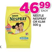 Nestle Nespray Or Klim-500g Each