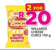 Willards Cheese Curls-2 x 150g