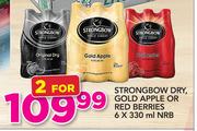 Strongbow Dry, Gold Apple Or Red Berries NRB-2 x 6 x 330ml
