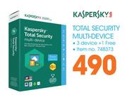 Kaspersky Total Security Multi Device 3 Device + 1 Free