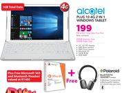 Alcatel Plus 10 4G 2 In 1 Windows Tablet-On 1 Gig Data price Plan