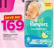 Pampers Active Baby Jumbo Pack-Per Pack