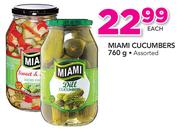 Miami Cucumbers Assorted-760g Each