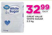 Great value White Sugar-2.5Kg