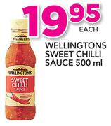 Wellingtons Sweet Chilli Sauce-500ml