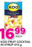 Koo Fruit Cocktail In Syrup-410g