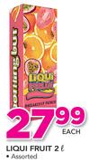 Liqui Fruit Assorted-2Ltr