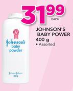 Johnsons Baby Powder Assorted-400g