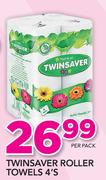 Twinsaver Roller Towels-4's Per pack