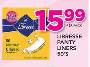 Libresse Panty Liners-50's Per Pack