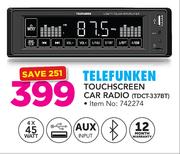 Telefunken Touch Screen Car Radio TDCT-337BT
