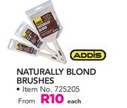 Addis Naturally Blond Brushes-Each