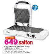 Salton Multi Grill And Griddle SGG-01