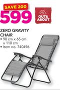 Out & About Zero Gravity Chair 90x65x110cm