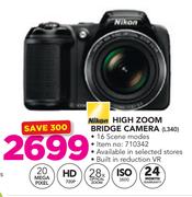 Nikon High Zoom Bridge Camera L340