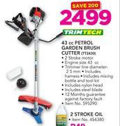 Trimtech 43cc Petrol Garden Brush Cutter TT2430