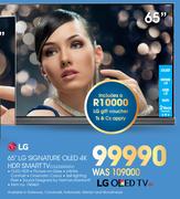 LG 65" LG Signature OLED 4K HDR Smart TV OLED65G6V
