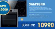 Samsung 60Cm Ceramic Hob CTR264KC01+ Electric Oven NV75K5541RS