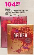 Delush Natural Sweet Rose 5Ltr Or Delush Natural Sweet Red 5Ltr-Each