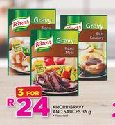 Knorr Gravy And Sauces-3x36g