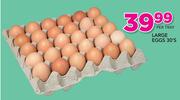 Large Eggs-30's Per Tray