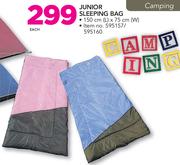 Camp Master Junior Sleeping Bag 150x75Cm-Each