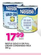 Nestle Gold X Or Full Cream Condensed Milk-385g