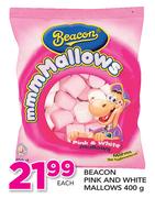 Beacon Pink & White Mallows-400g