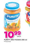 Purity 3rd Foods Assorted-200ml