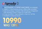 Sprada Automatic Coffee Machine TX5 SPR508S