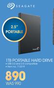 Seagate 1TB 2.5" Portable Hard Drive
