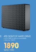 Seagate 4TB 3.5" Desktop Hard Drive