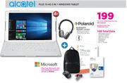 Alcatel Plus 10 4G 2 In 1 Windows Tablet-On 500MB Data Price Plan