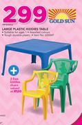 Gold Sun Large Plastic Kiddies Table-Per Bundle