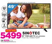 Sinotec 49" FHD LED TV STL-49E3000G
