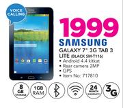 Samsung Galaxy 7" 3G Tab 3 Lite BLACK SM-T116