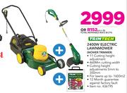 Trimtech 2400W Electric Lawnmower MOWER TRIMMER