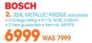 Bosch 324Ltr Metallic Fridge KSV33NI30