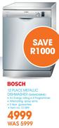 Bosch 12 Place Metallic Dishwasher SMS43D08ME