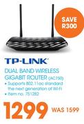 TP-Link Dual Band Wireless Gigabit Router AC750