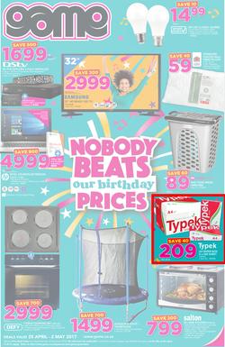 Game : Nobody Beats Our Birthday Prices (25 April - 2 May 2017), page 1