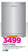 Russell Hobbs 12 Place Dishwasher Metallic RHDW12DS
